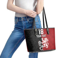 Custom British Lions New Zealand Leather Tote Bag Unique Style - Wonder Print Shop