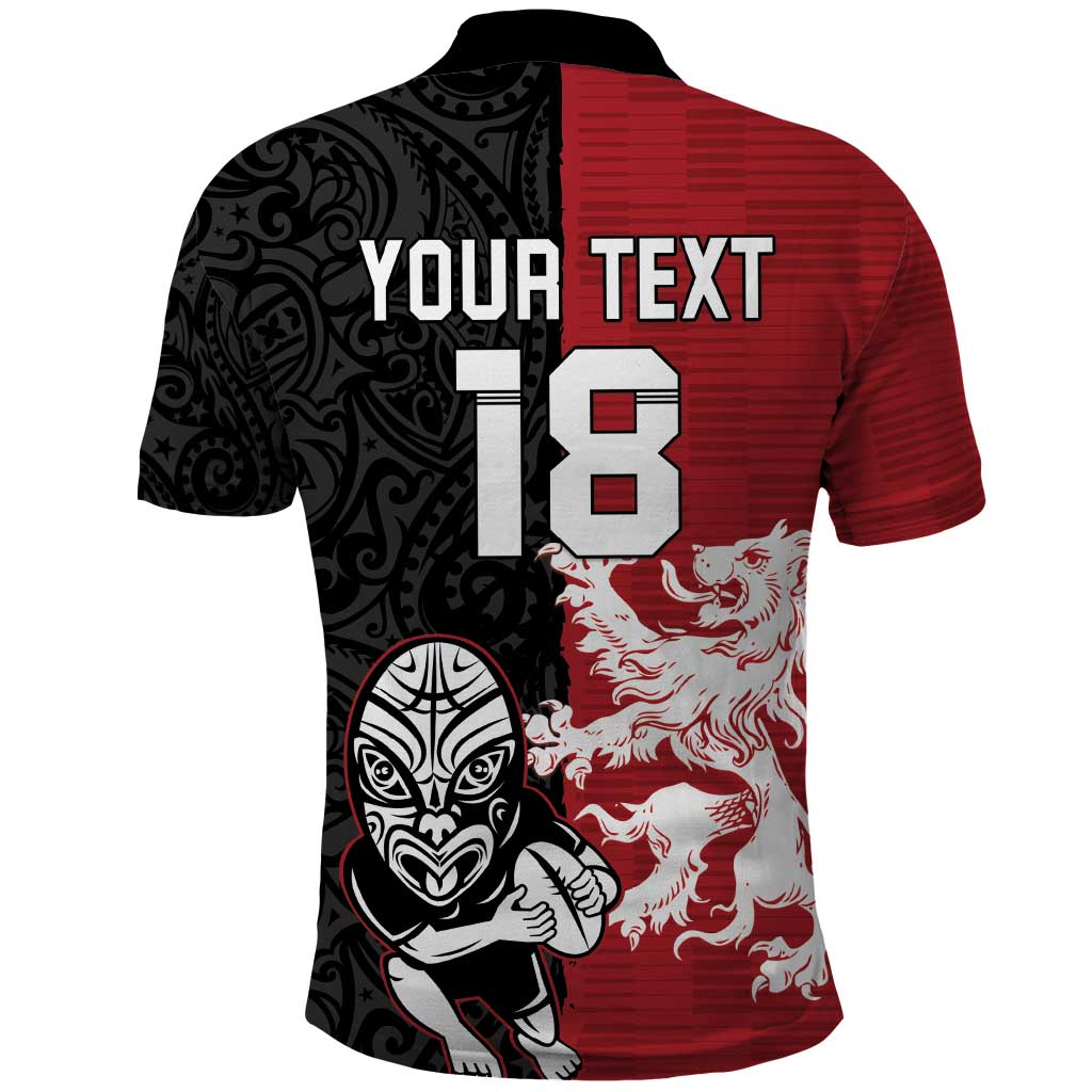 Custom British Lions New Zealand Polo Shirt Unique Style - Wonder Print Shop