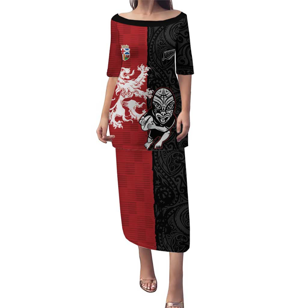 Custom British Lions New Zealand Puletasi Unique Style - Wonder Print Shop