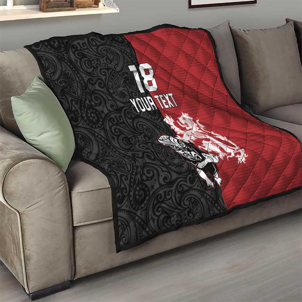 Custom British Lions New Zealand Quilt Unique Style - Wonder Print Shop