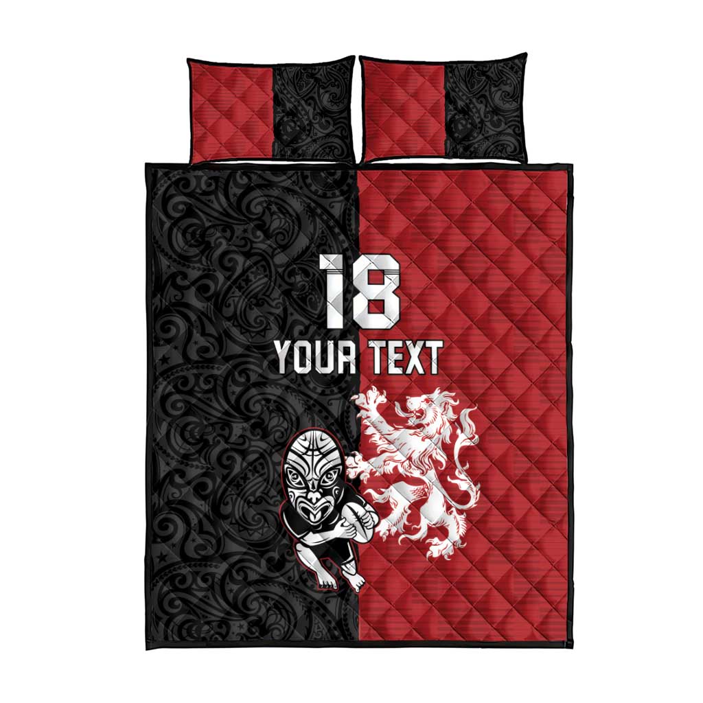 Custom British Lions New Zealand Quilt Bed Set Unique Style - Wonder Print Shop