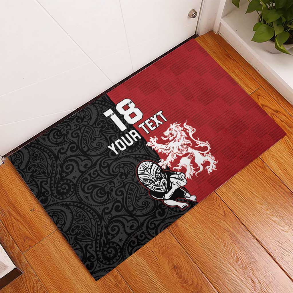 Custom British Lions New Zealand Rubber Doormat Unique Style - Wonder Print Shop