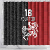 Custom British Lions New Zealand Shower Curtain Unique Style - Wonder Print Shop