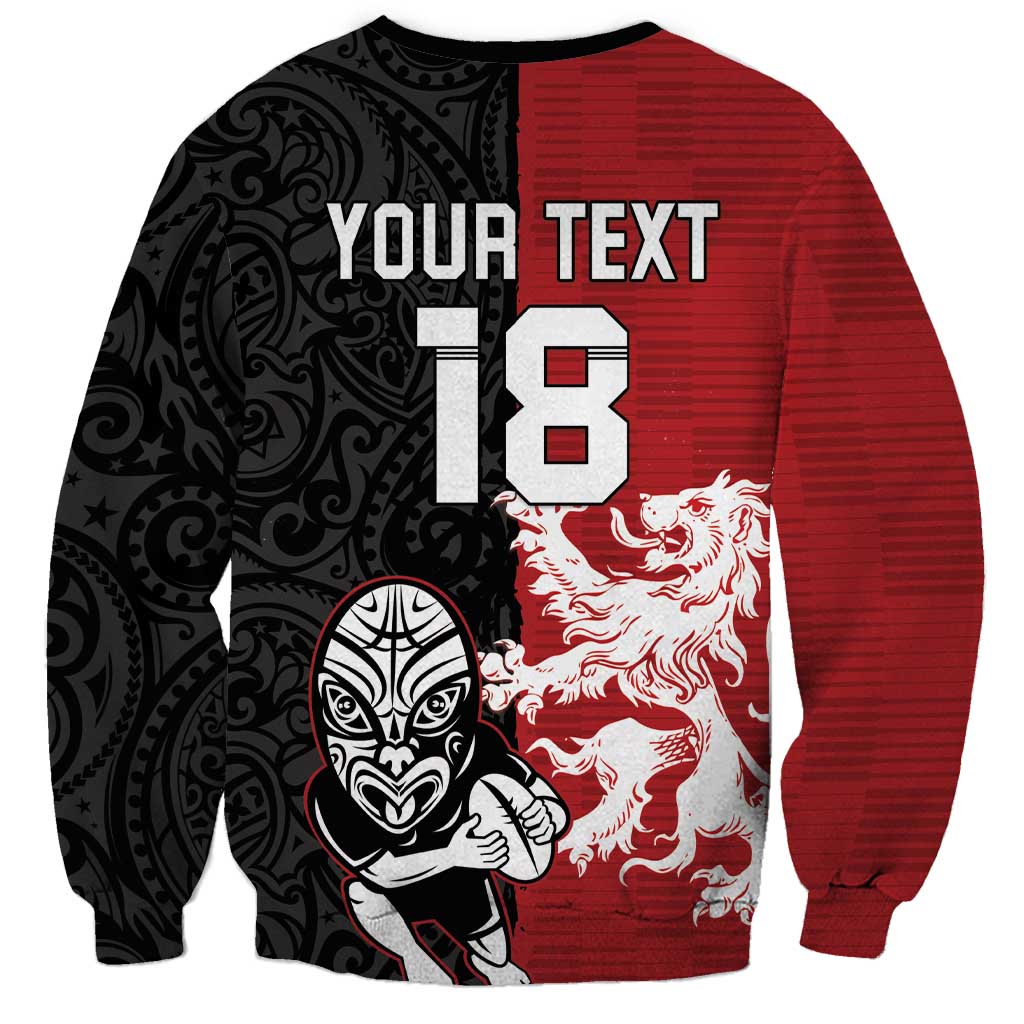 Custom British Lions New Zealand Sweatshirt Unique Style - Wonder Print Shop