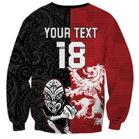 Custom British Lions New Zealand Sweatshirt Unique Style - Wonder Print Shop