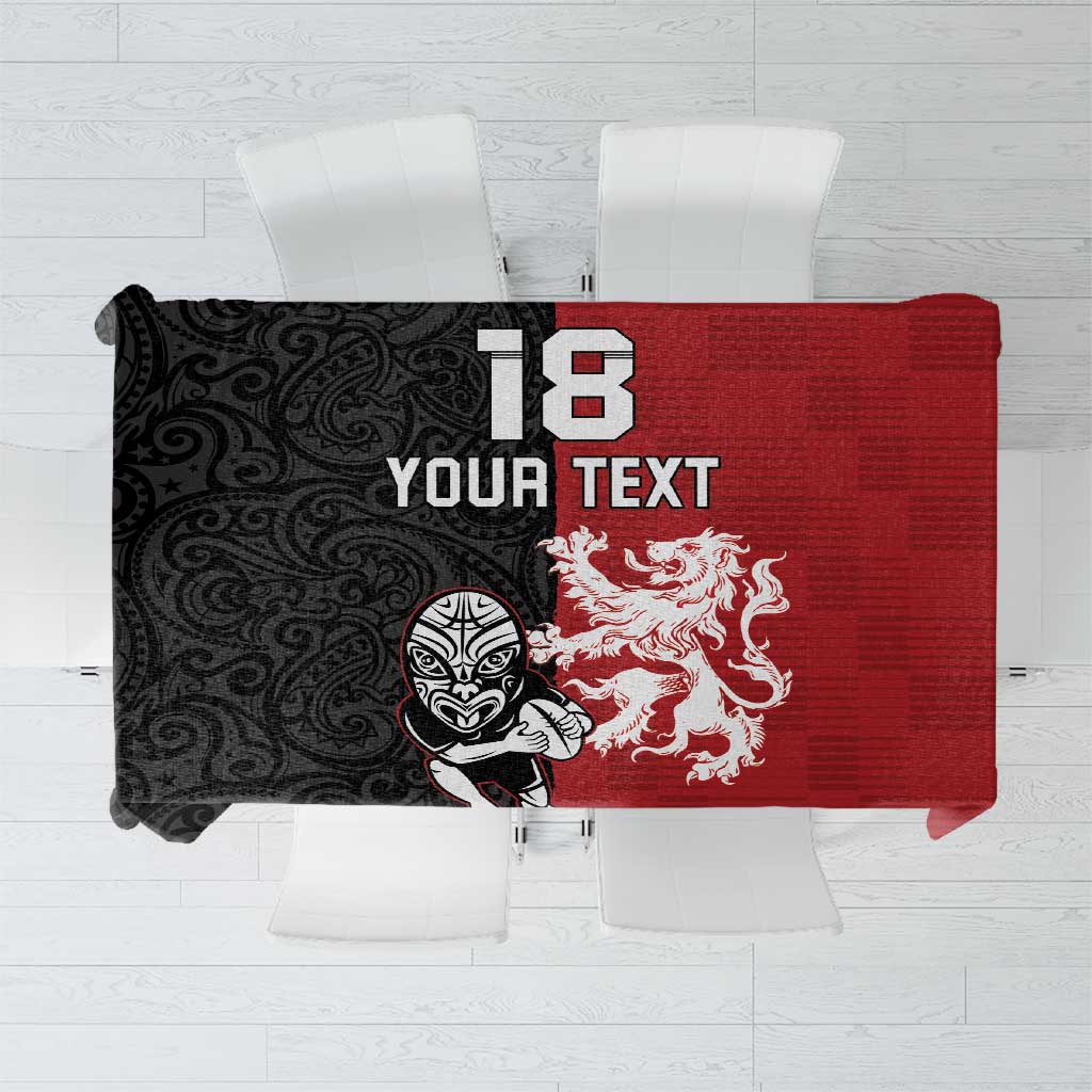 Custom British Lions New Zealand Tablecloth Unique Style - Wonder Print Shop