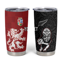 Custom British Lions New Zealand Tumbler Cup Unique Style - Wonder Print Shop