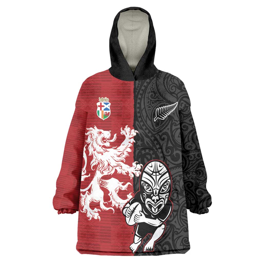 Custom British Lions New Zealand Wearable Blanket Hoodie Unique Style - Wonder Print Shop