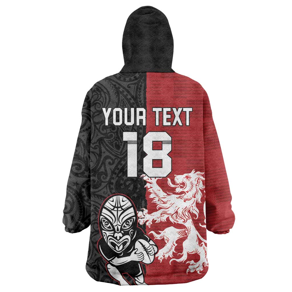 Custom British Lions New Zealand Wearable Blanket Hoodie Unique Style - Wonder Print Shop
