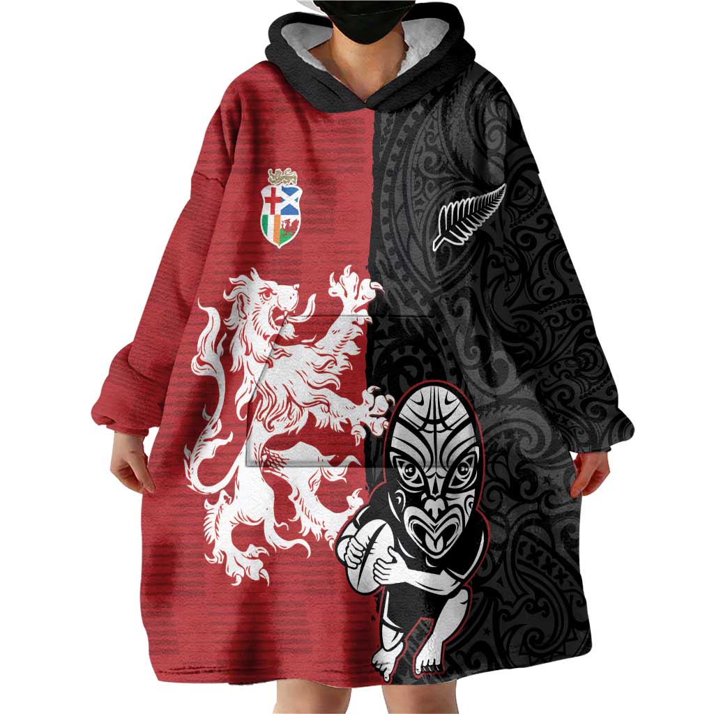 Custom British Lions New Zealand Wearable Blanket Hoodie Unique Style - Wonder Print Shop