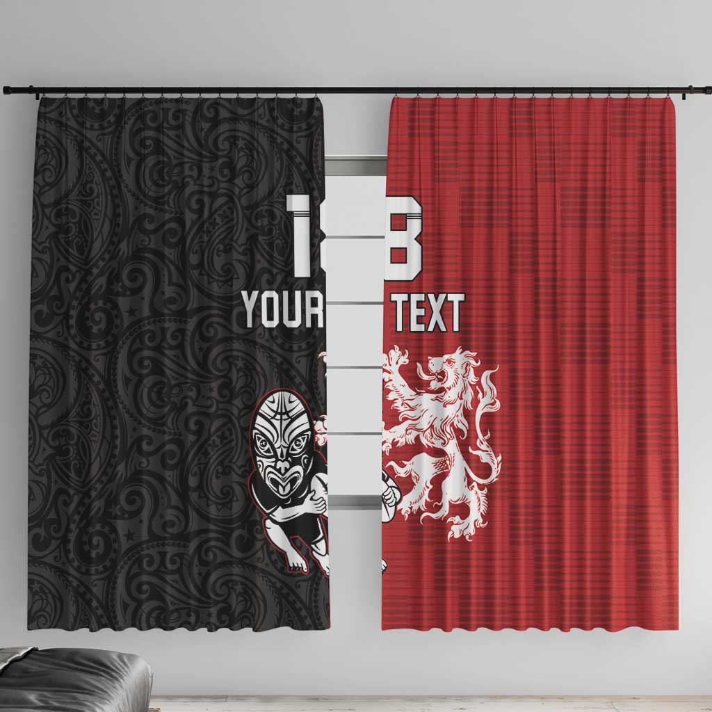 Custom British Lions New Zealand Window Curtain Unique Style - Wonder Print Shop