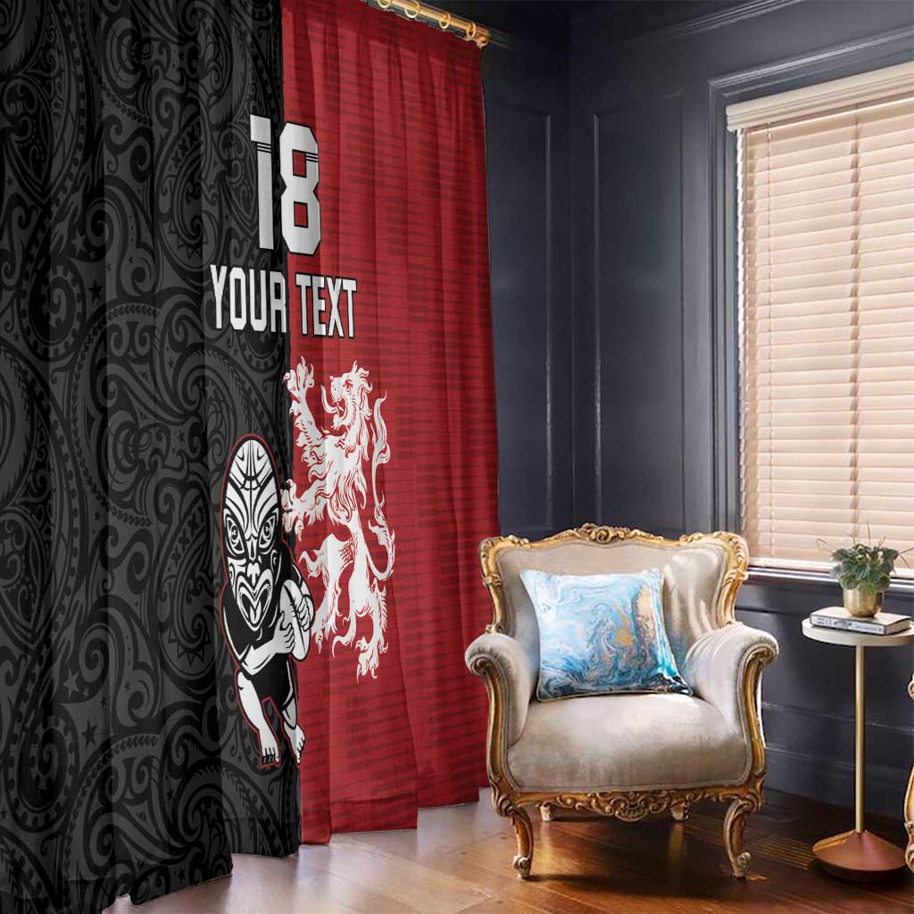 Custom British Lions New Zealand Window Curtain Unique Style - Wonder Print Shop