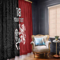 Custom British Lions New Zealand Window Curtain Unique Style - Wonder Print Shop