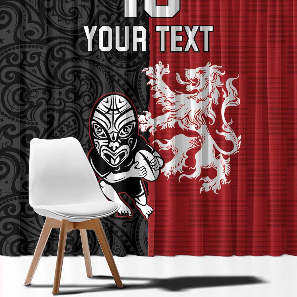 Custom British Lions New Zealand Window Curtain Unique Style - Wonder Print Shop