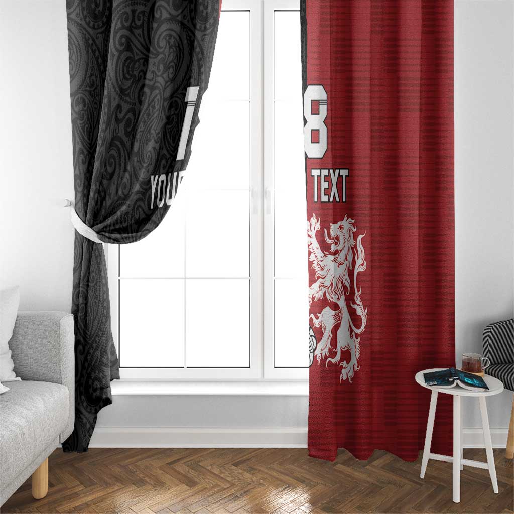 Custom British Lions New Zealand Window Curtain Unique Style - Wonder Print Shop