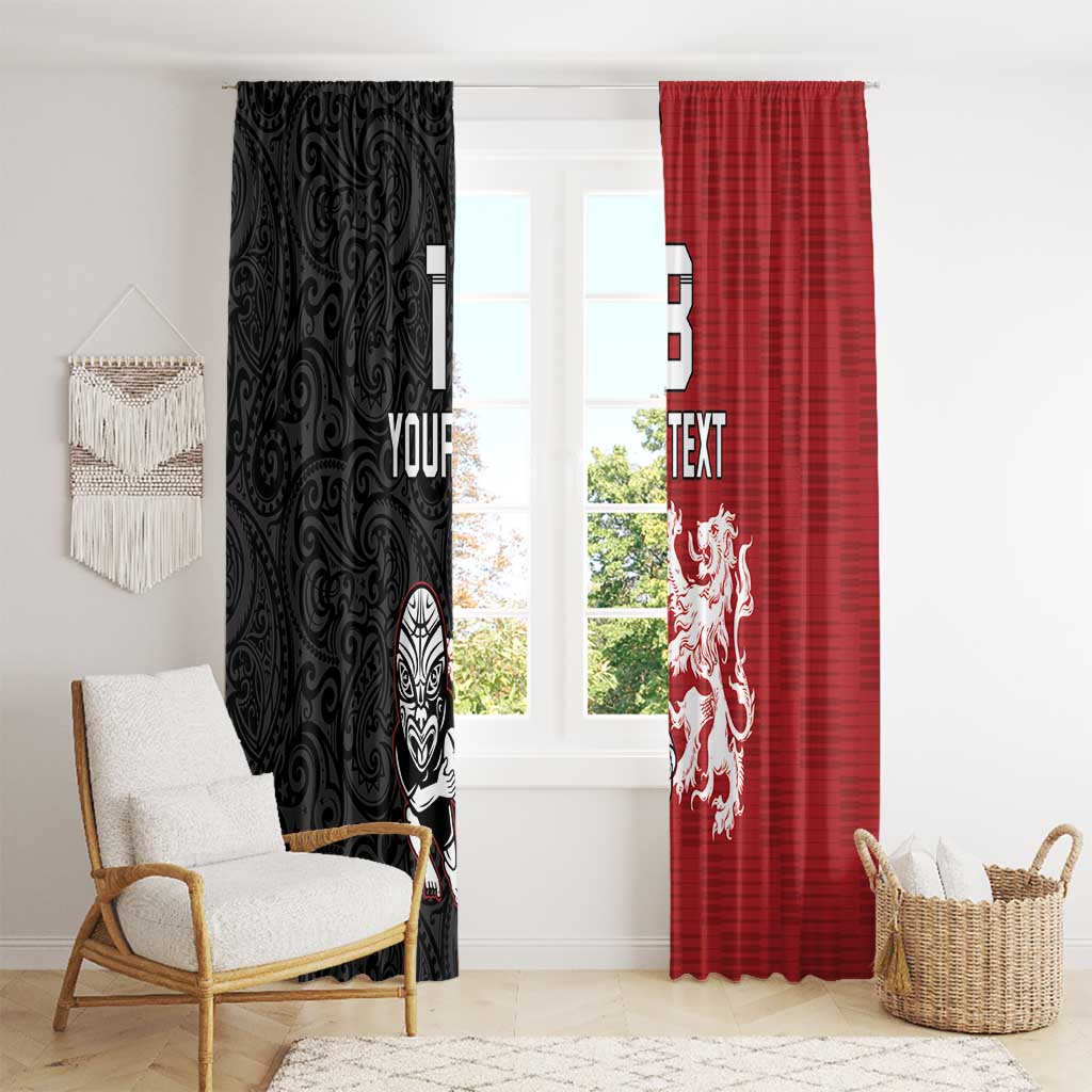 Custom British Lions New Zealand Window Curtain Unique Style - Wonder Print Shop