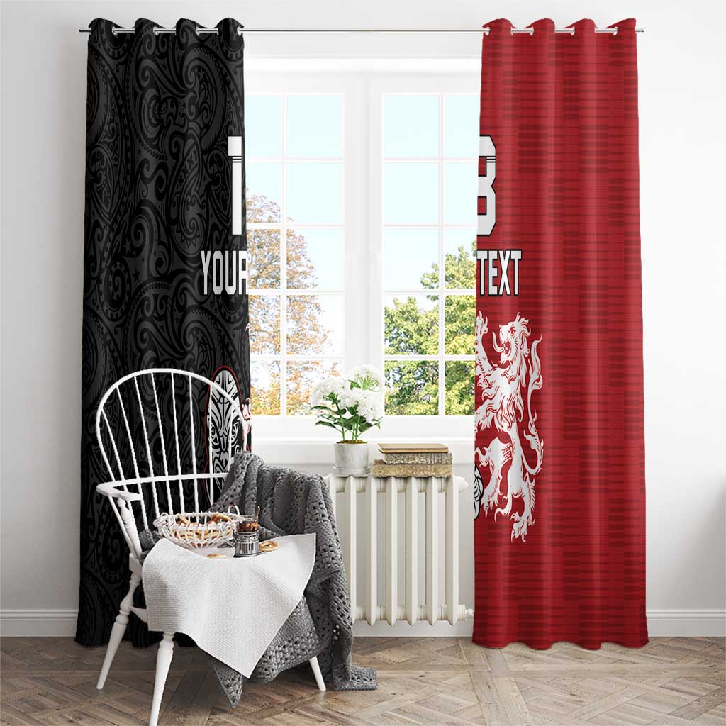 Custom British Lions New Zealand Window Curtain Unique Style - Wonder Print Shop