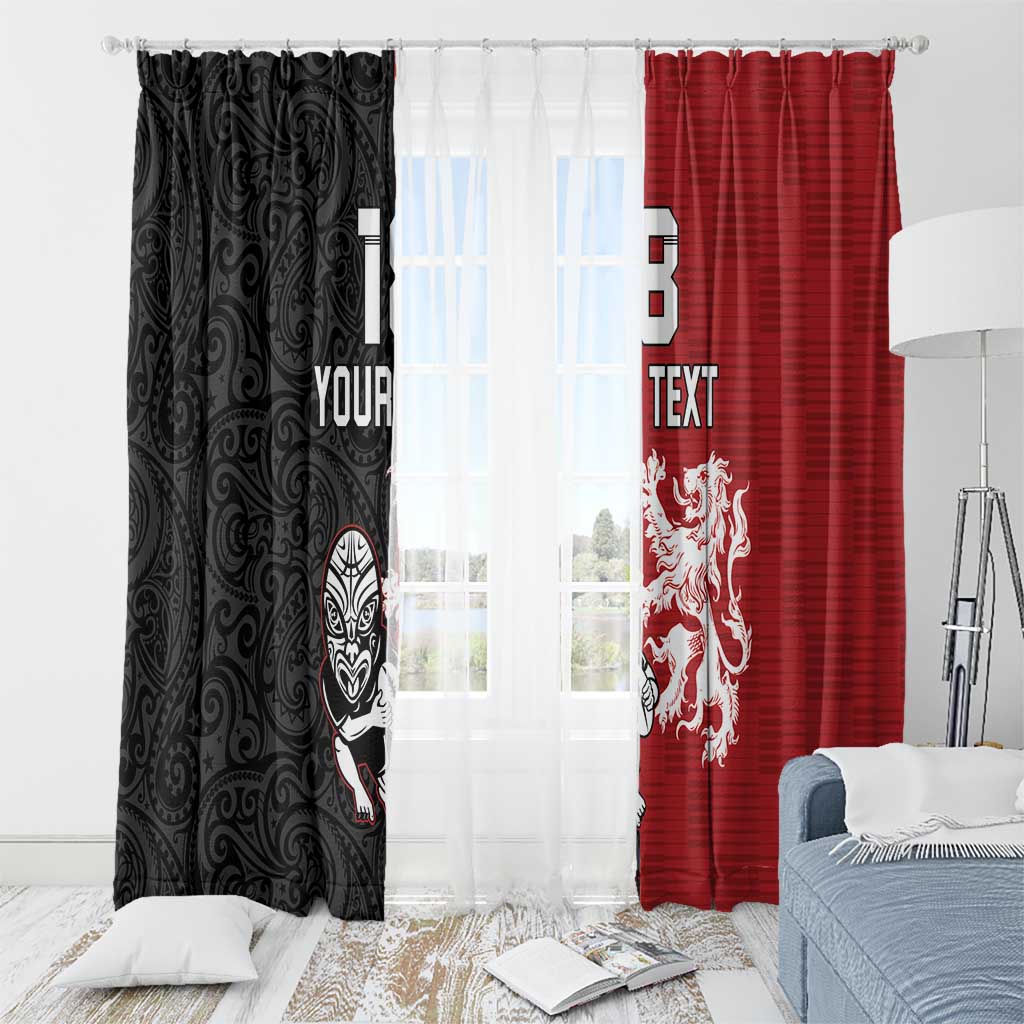 Custom British Lions New Zealand Window Curtain Unique Style - Wonder Print Shop