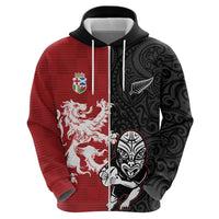 Custom British Lions New Zealand Zip Hoodie Unique Style - Wonder Print Shop