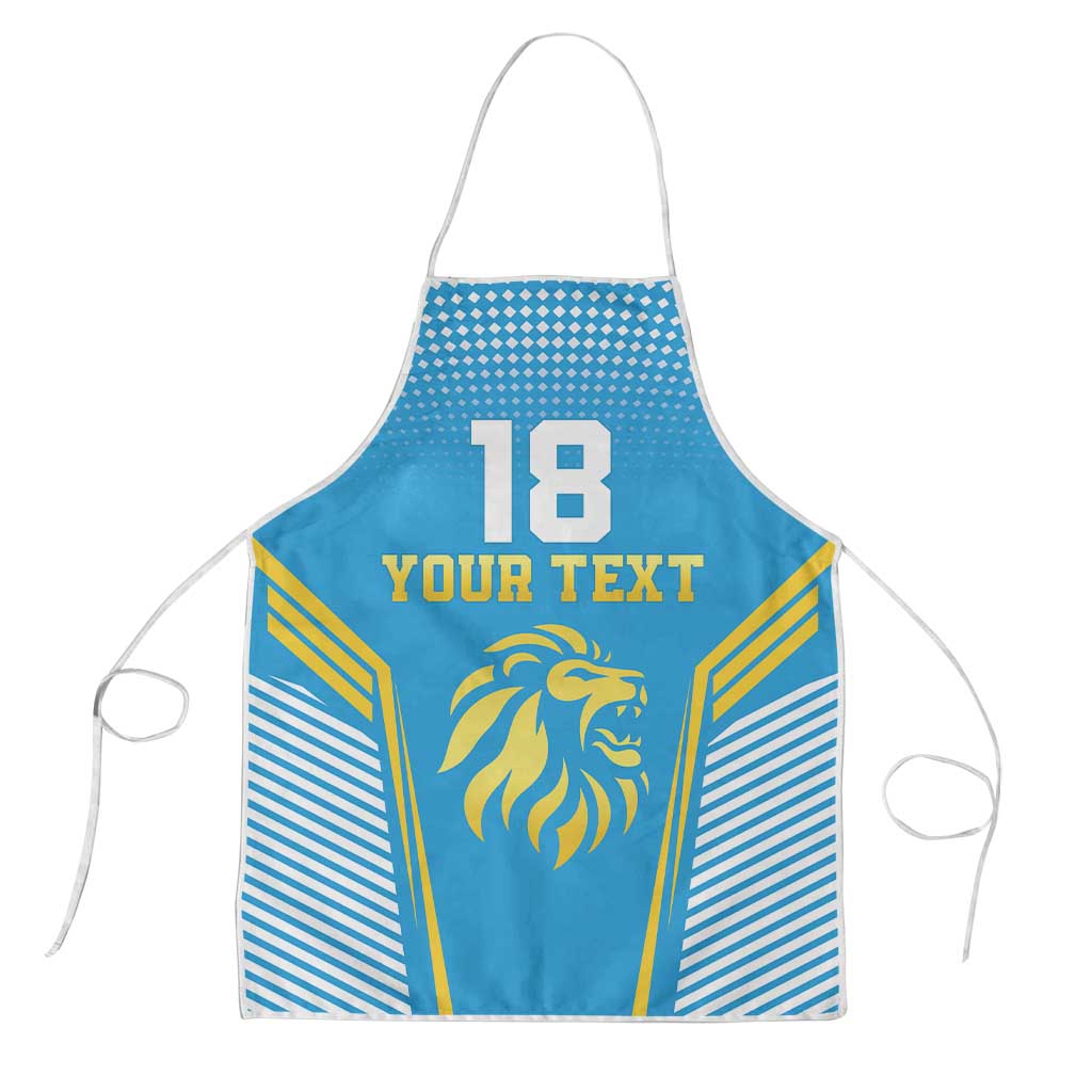 Custom Saint Lucia Kings Cricket Apron Beinspired Go Champion - Wonder Print Shop