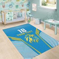 Custom Saint Lucia Kings Cricket Area Rug Beinspired Go Champion - Wonder Print Shop