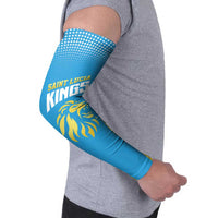 Custom Saint Lucia Kings Cricket Arm Sleeves Beinspired Go Champion - Wonder Print Shop