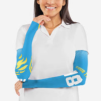 Custom Saint Lucia Kings Cricket Arm Sleeves Beinspired Go Champion - Wonder Print Shop