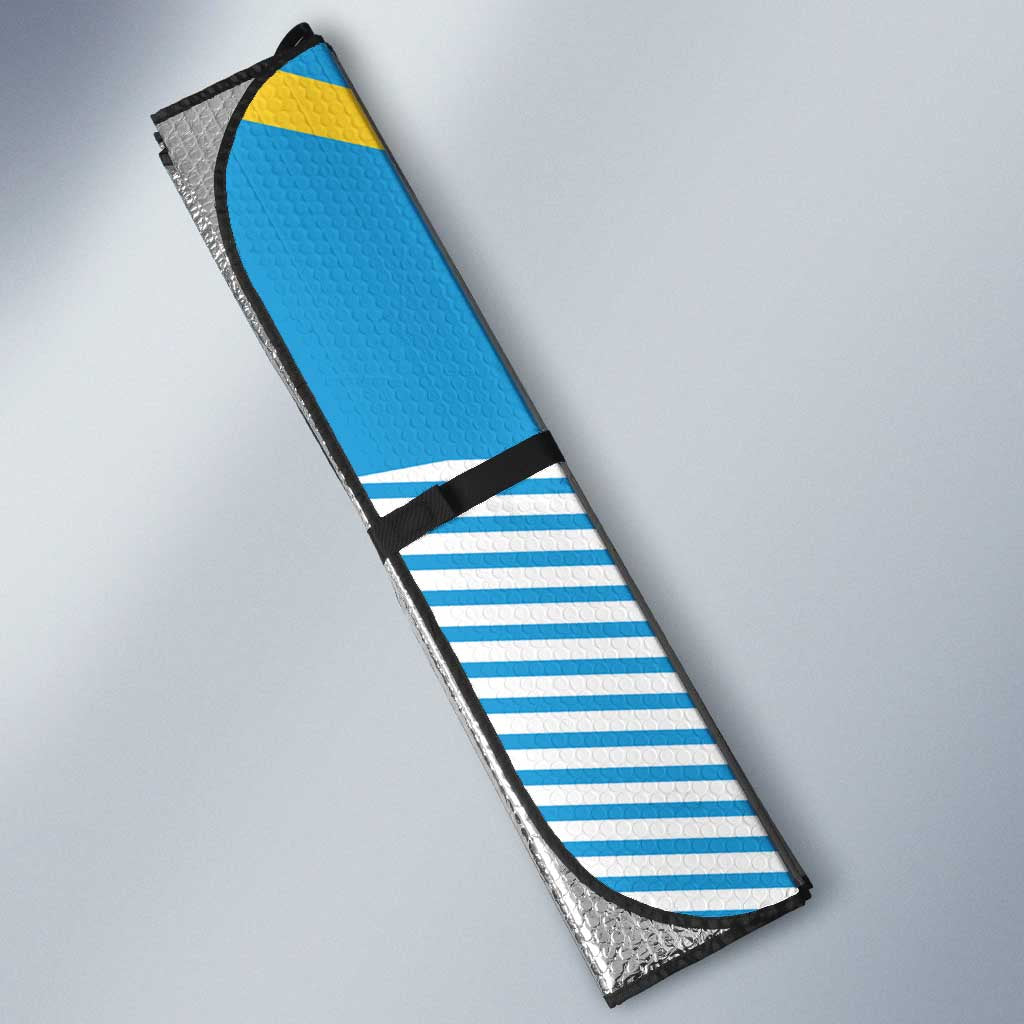 Custom Saint Lucia Kings Cricket Auto Sun Shade Beinspired Go Champion - Wonder Print Shop