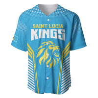 Custom Saint Lucia Kings Cricket Baseball Jersey Beinspired Go Champion - Wonder Print Shop