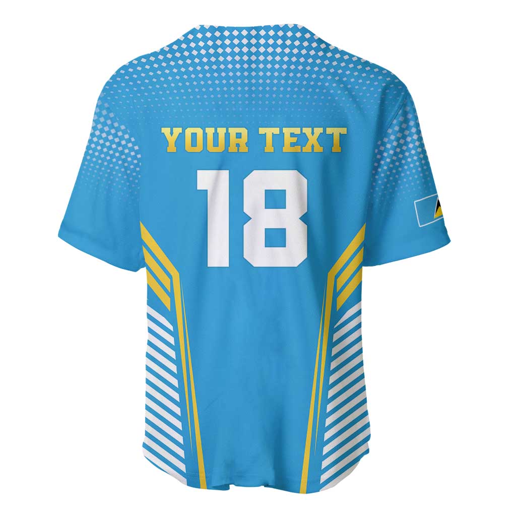Custom Saint Lucia Kings Cricket Baseball Jersey Beinspired Go Champion - Wonder Print Shop