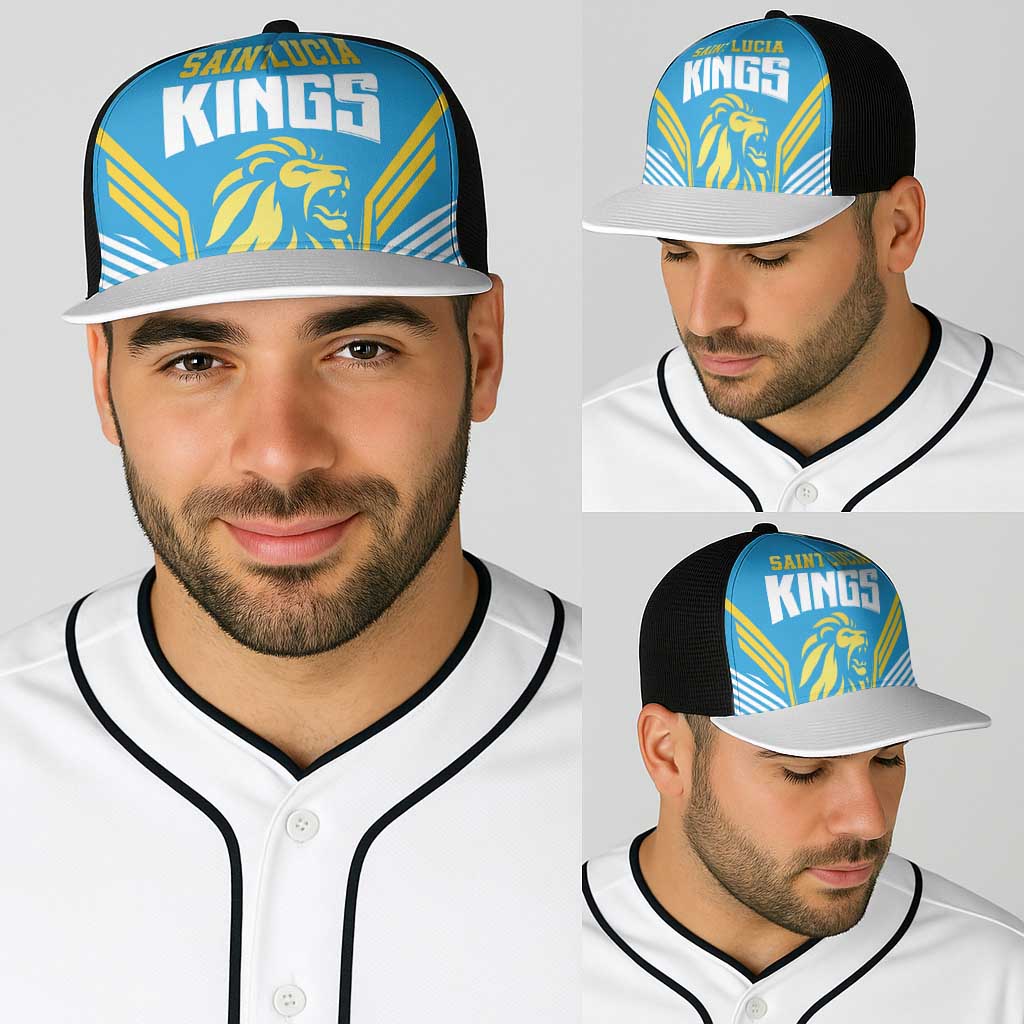 Saint Lucia Kings Cricket Baseball Net Cap Beinspired Go Champion - Wonder Print Shop