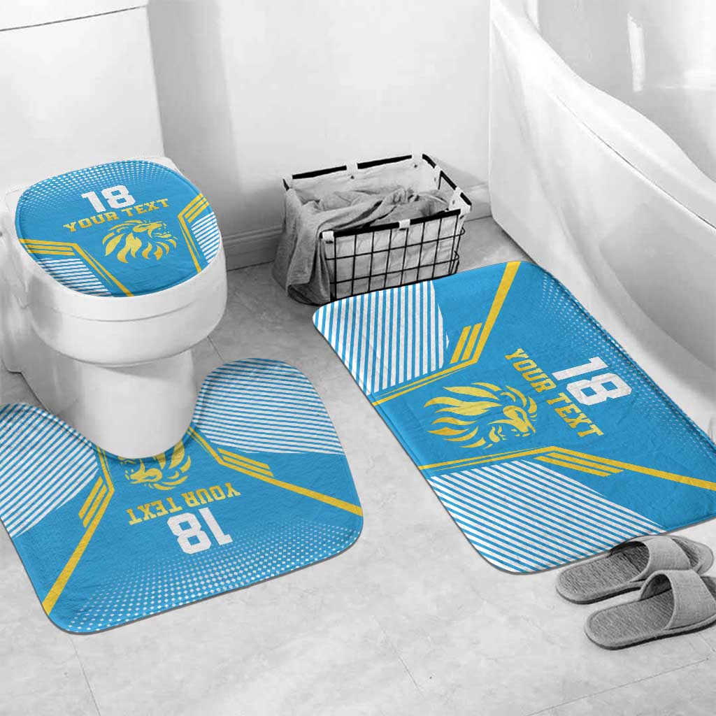 Custom Saint Lucia Kings Cricket Bathroom Set Beinspired Go Champion - Wonder Print Shop