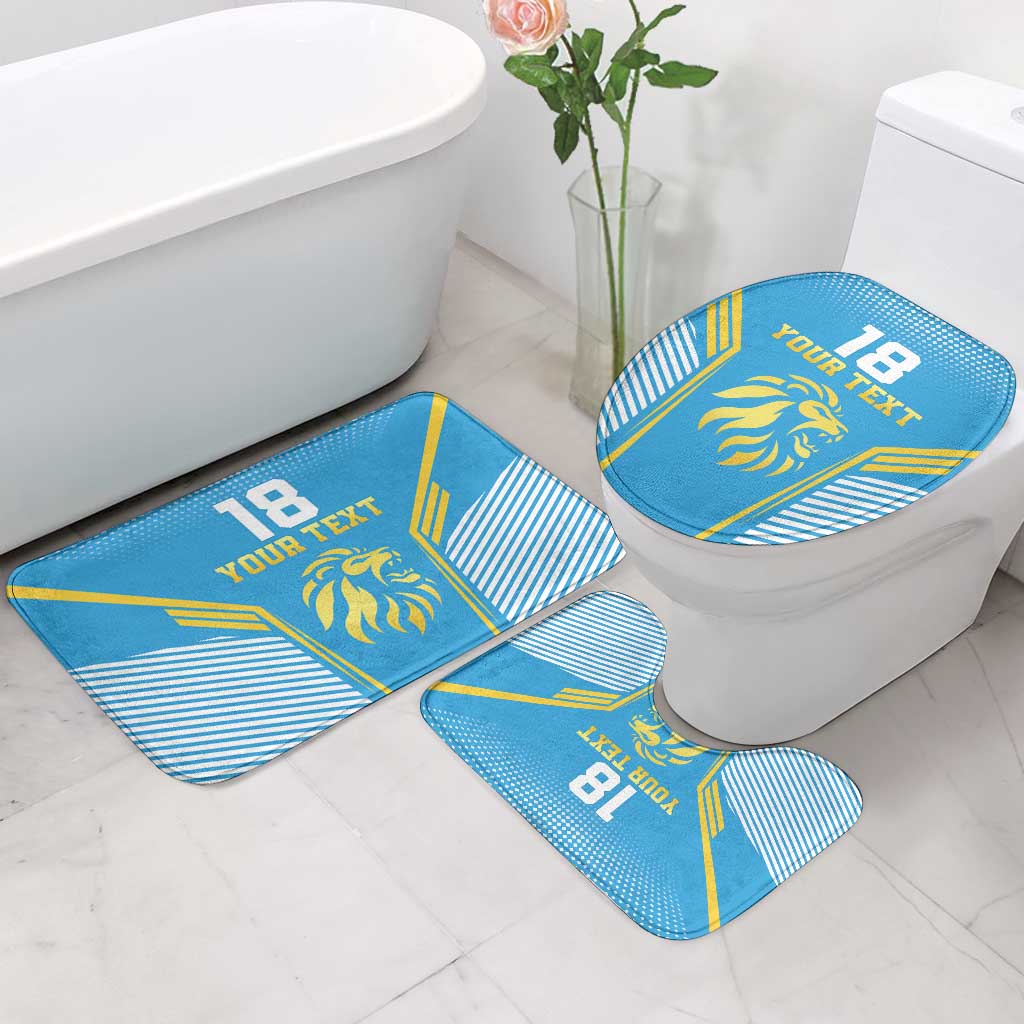 Custom Saint Lucia Kings Cricket Bathroom Set Beinspired Go Champion - Wonder Print Shop
