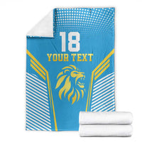 Custom Saint Lucia Kings Cricket Blanket Beinspired Go Champion - Wonder Print Shop
