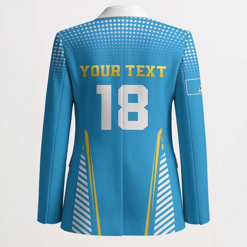 Custom Saint Lucia Kings Cricket Blazer Beinspired Go Champion - Wonder Print Shop