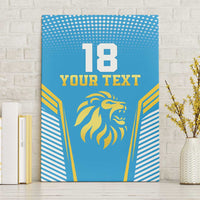 Custom Saint Lucia Kings Cricket Canvas Wall Art Beinspired Go Champion - Wonder Print Shop