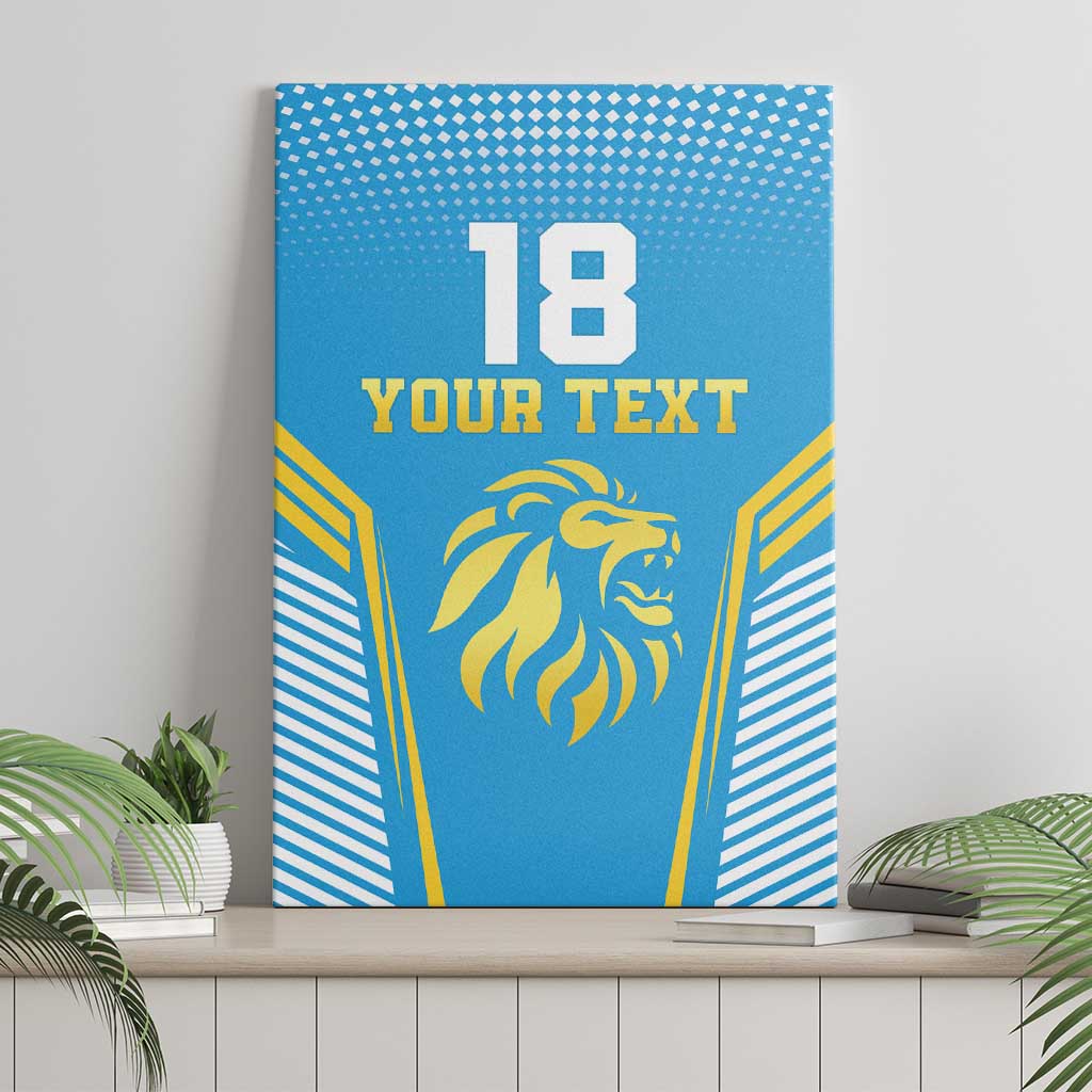 Custom Saint Lucia Kings Cricket Canvas Wall Art Beinspired Go Champion - Wonder Print Shop