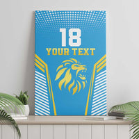 Custom Saint Lucia Kings Cricket Canvas Wall Art Beinspired Go Champion - Wonder Print Shop