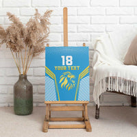 Custom Saint Lucia Kings Cricket Canvas Wall Art Beinspired Go Champion - Wonder Print Shop