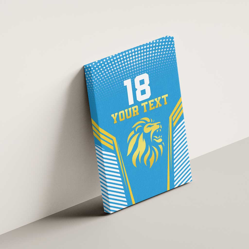 Custom Saint Lucia Kings Cricket Canvas Wall Art Beinspired Go Champion - Wonder Print Shop