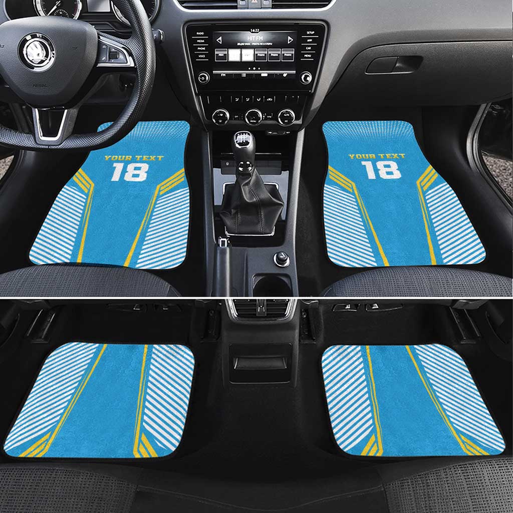 Custom Saint Lucia Kings Cricket Car Mats Beinspired Go Champion - Wonder Print Shop