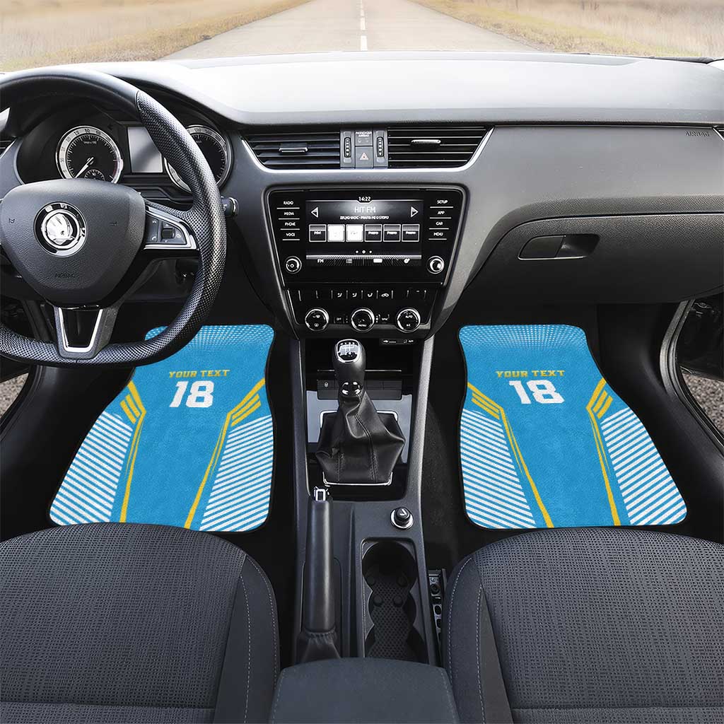 Custom Saint Lucia Kings Cricket Car Mats Beinspired Go Champion - Wonder Print Shop