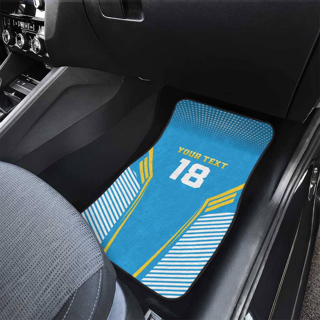 Custom Saint Lucia Kings Cricket Car Mats Beinspired Go Champion - Wonder Print Shop
