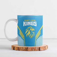 Custom Saint Lucia Kings Cricket Ceramic Mug Beinspired Go Champion - Wonder Print Shop
