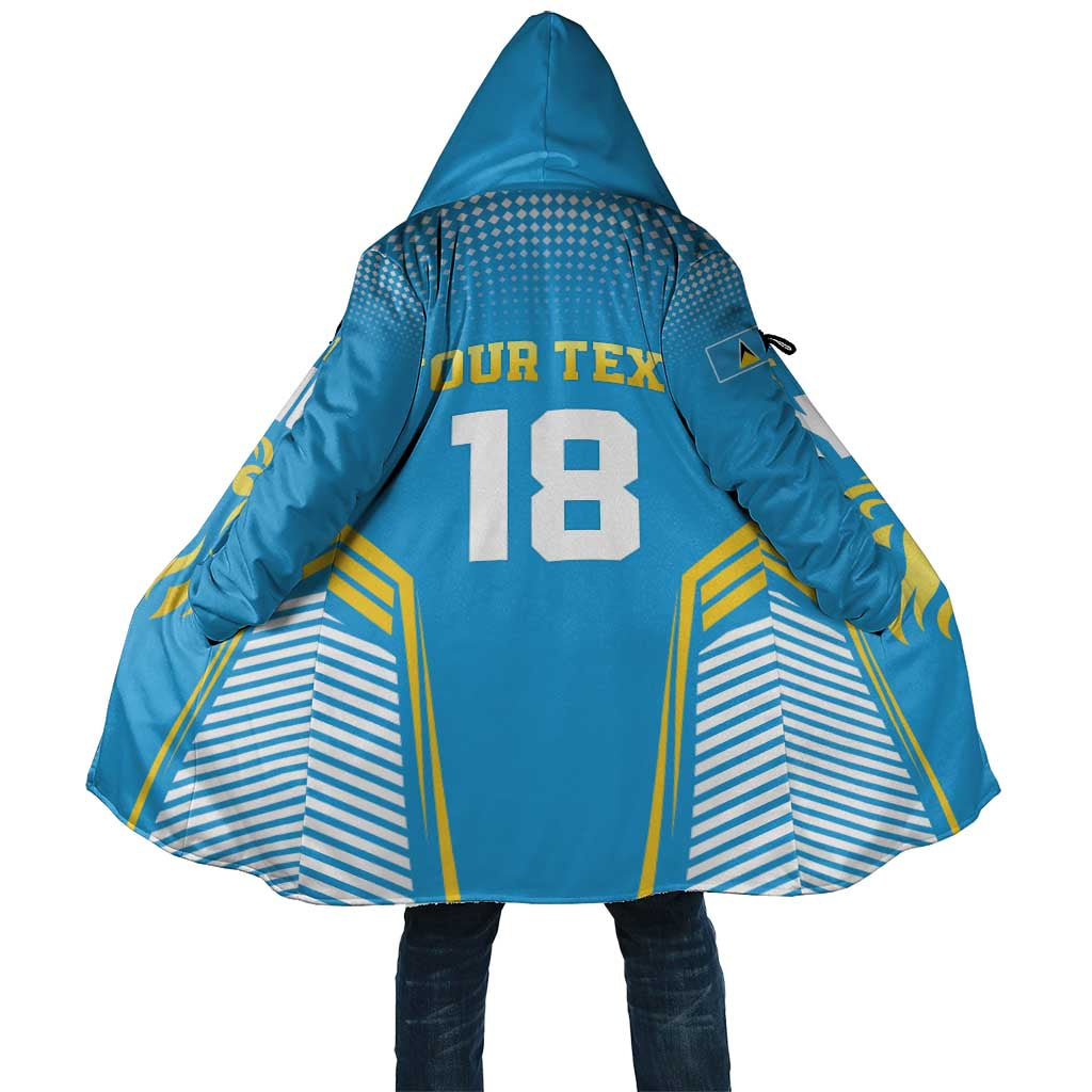Custom Saint Lucia Kings Cricket Cloak Beinspired Go Champion - Wonder Print Shop