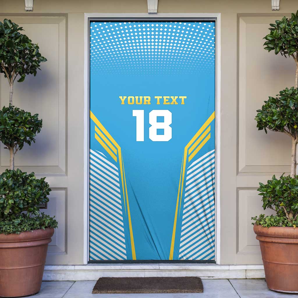 Custom Saint Lucia Kings Cricket Door Cover Beinspired Go Champion - Wonder Print Shop