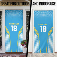 Custom Saint Lucia Kings Cricket Door Cover Beinspired Go Champion - Wonder Print Shop