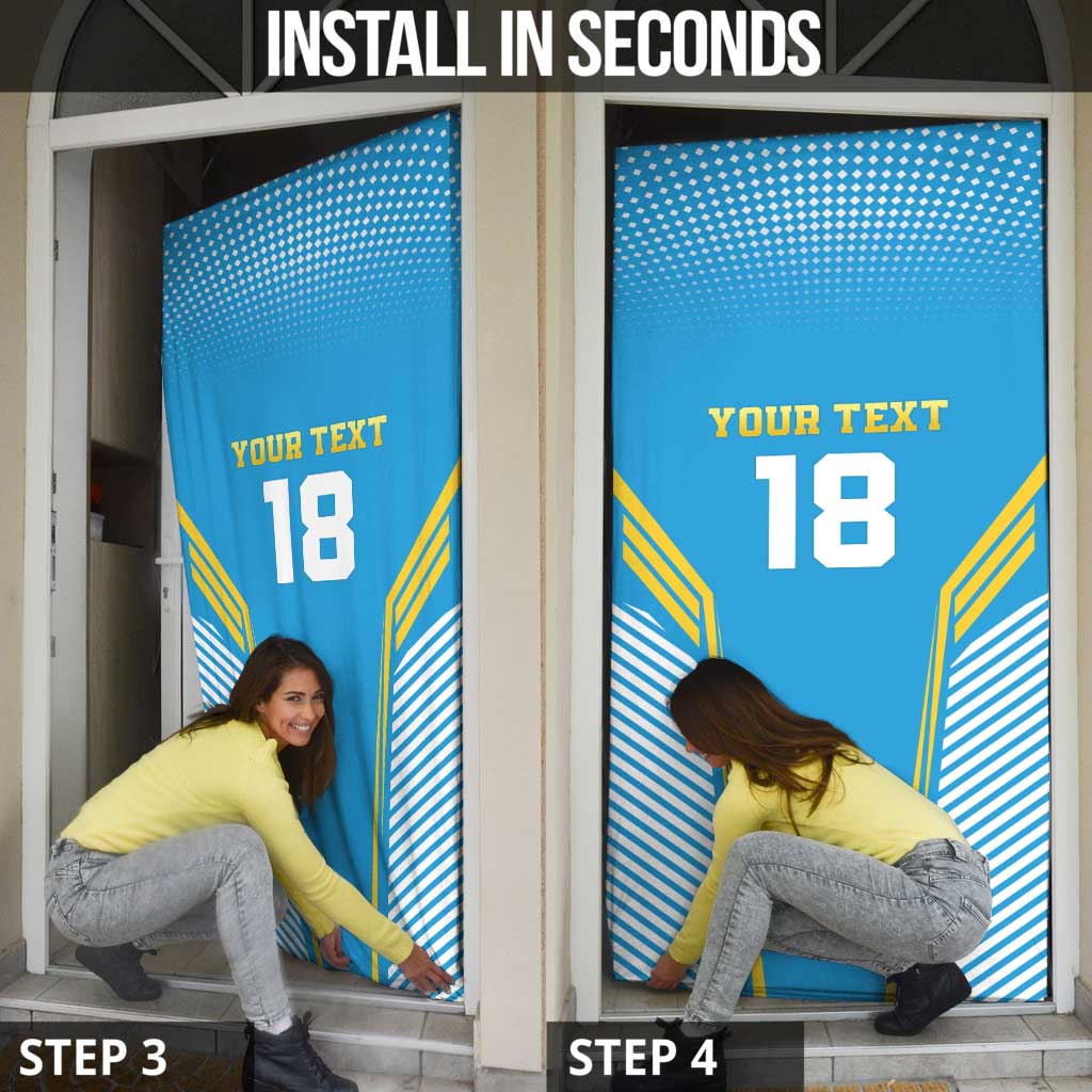 Custom Saint Lucia Kings Cricket Door Cover Beinspired Go Champion - Wonder Print Shop