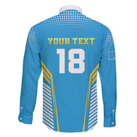 Custom Saint Lucia Kings Cricket Family Matching Off The Shoulder Long Sleeve Dress and Hawaiian Shirt Beinspired Go Champion - Wonder Print Shop