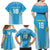 Custom Saint Lucia Kings Cricket Family Matching Off Shoulder Maxi Dress and Hawaiian Shirt Beinspired Go Champion - Wonder Print Shop